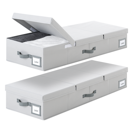 Foldable Organizer with Tri-Fold Lid