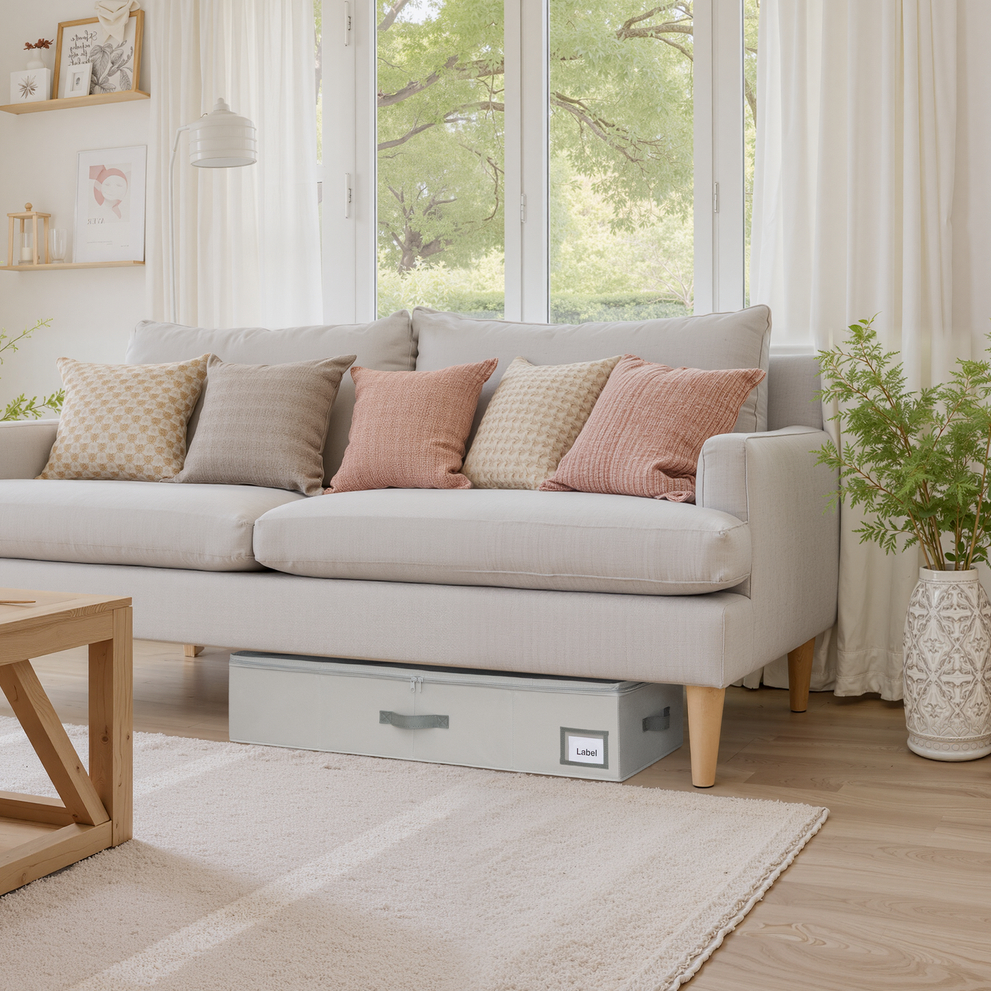 Under Bed Storage Container with Lid