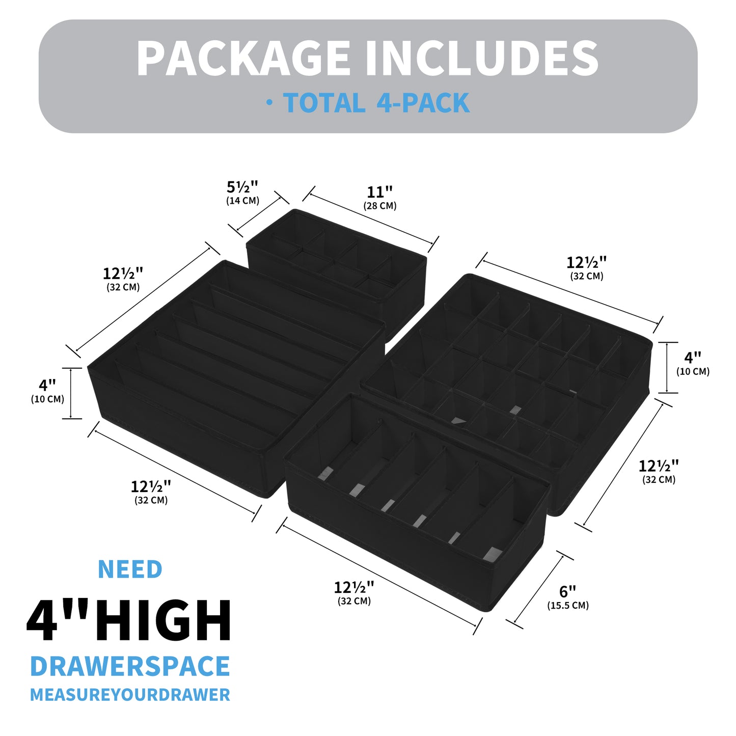 Drawer Organizer Set