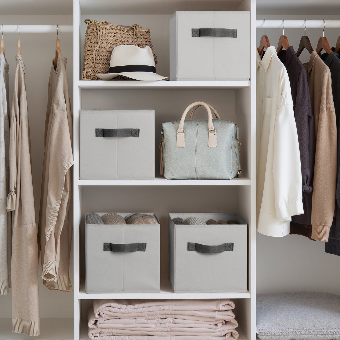 Fabric Closet Organizers and Storage Bins