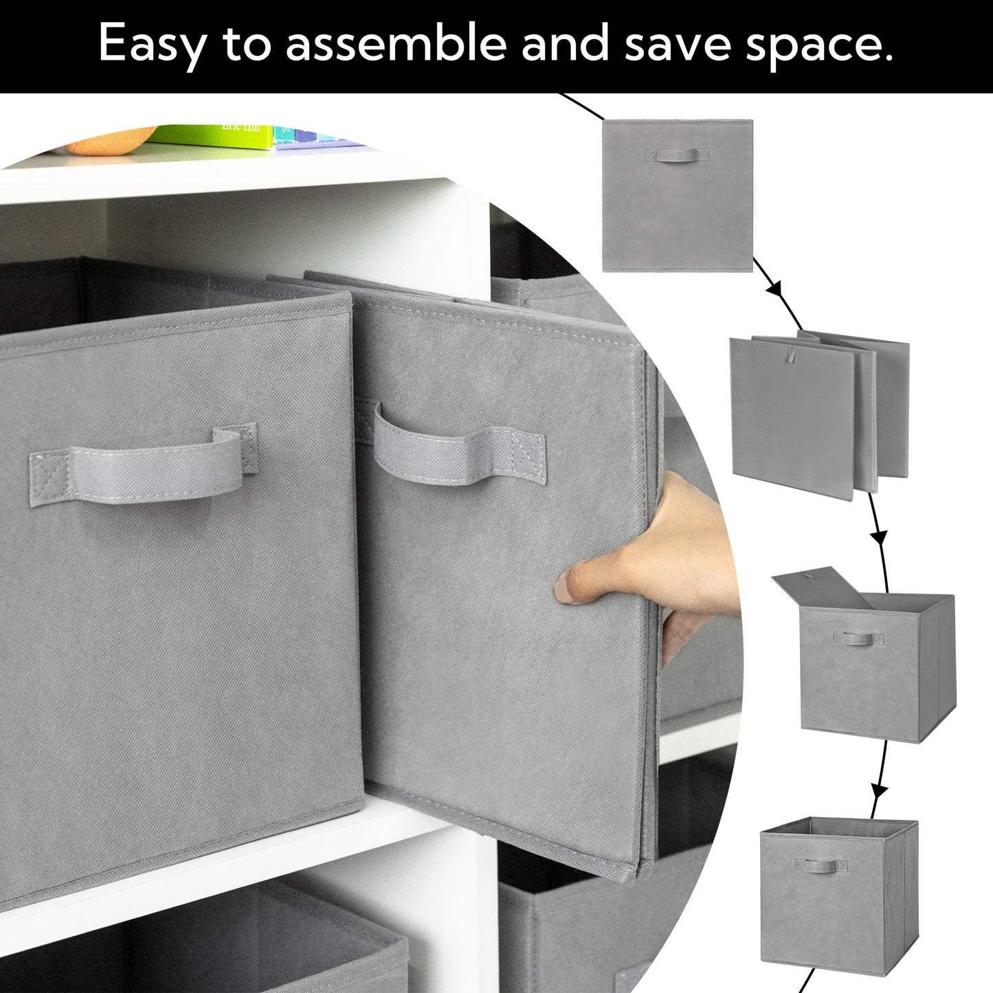 Storage Cubes with Handles
