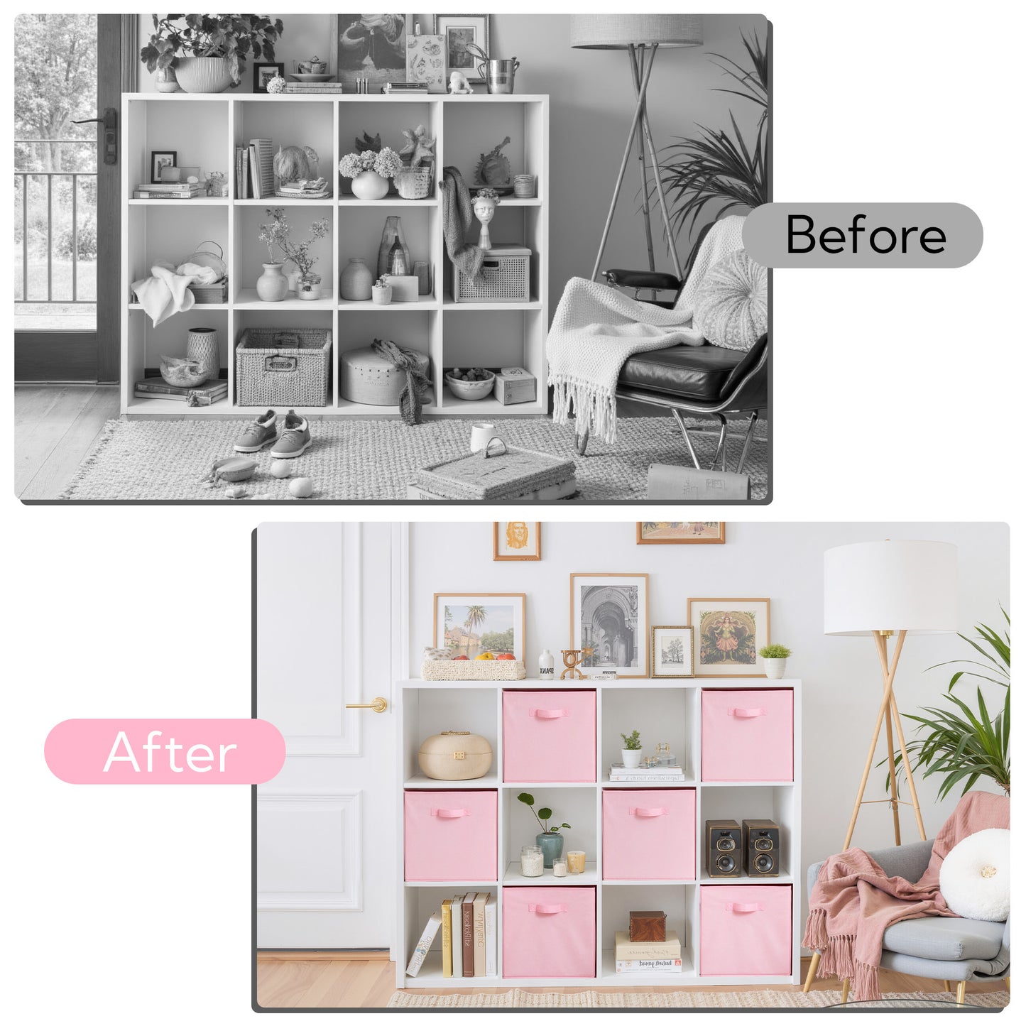 Storage Cubes with Handles