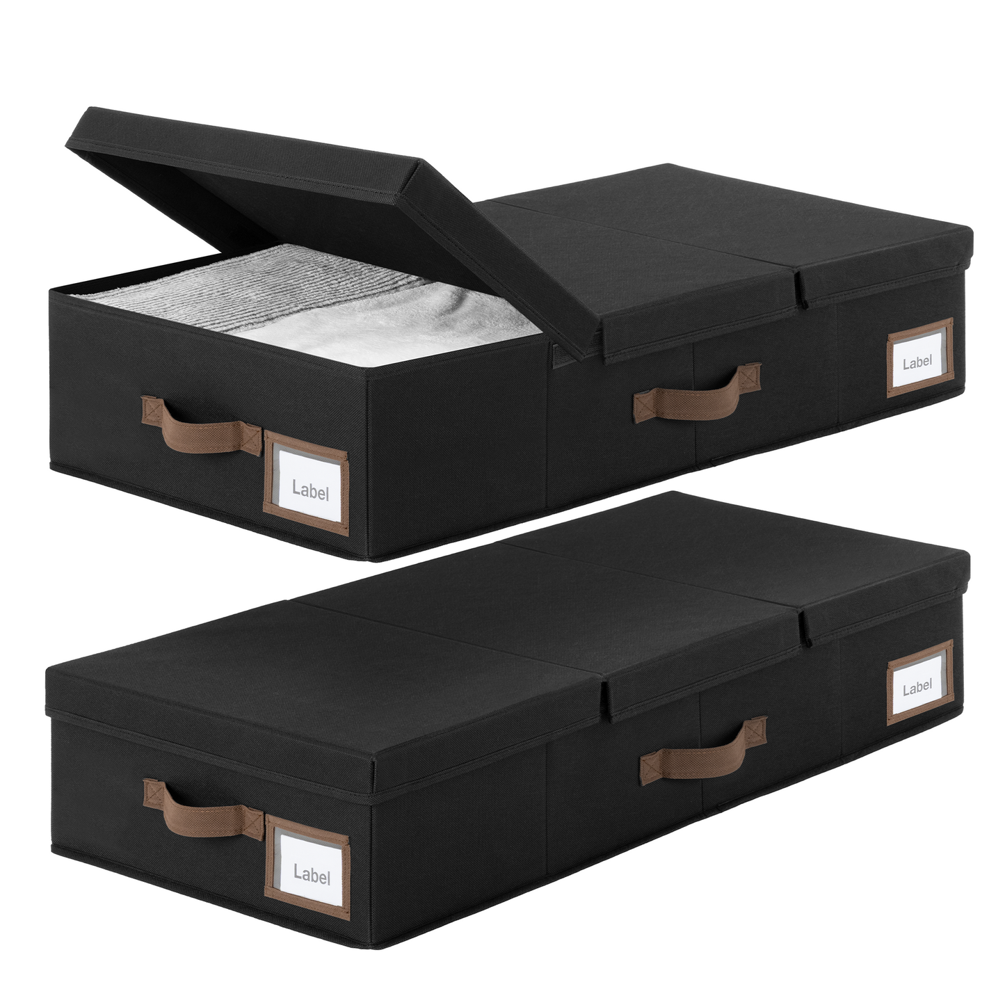 Foldable Organizer with Tri-Fold Lid
