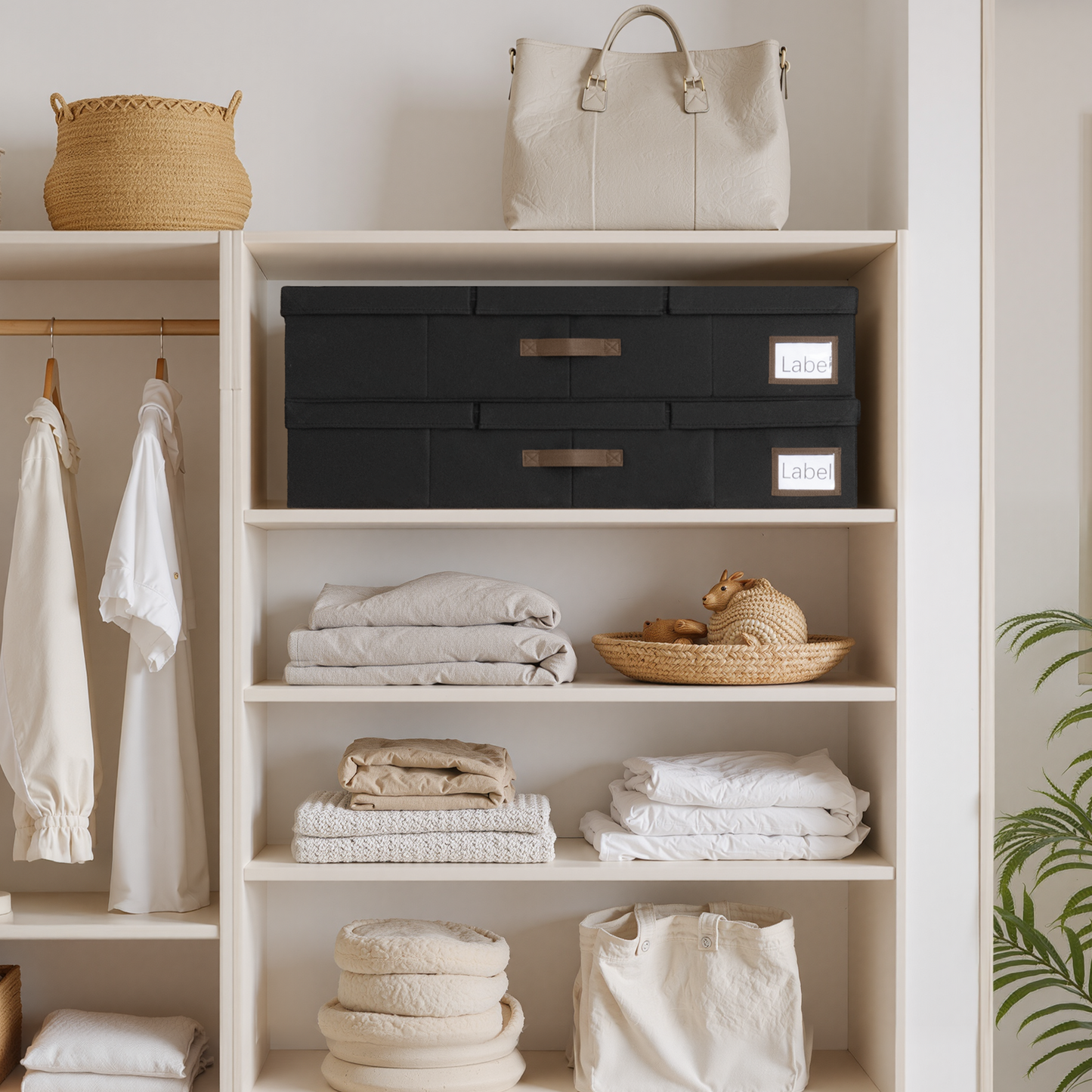 Foldable Organizer with Tri-Fold Lid