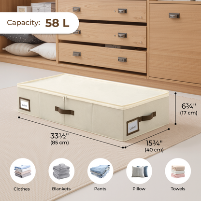 Under Bed Storage Container with Lid